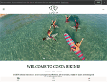 Tablet Screenshot of costabikinis.com